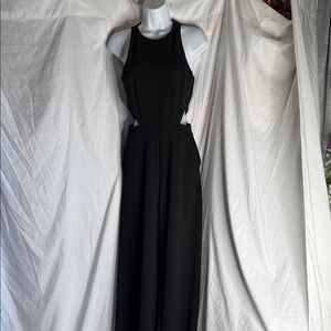 Express Black Sleeveless Jumpsuit